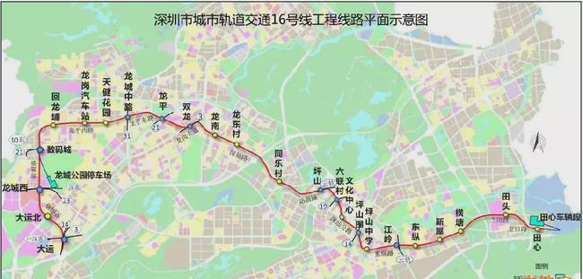 深圳地鐵16號(hào)線最新線路圖，城市發(fā)展的脈絡(luò)與未來(lái)展望